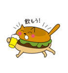 ねこバーガーさん（個別スタンプ：27）