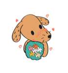 Lucky Happy dog（個別スタンプ：37）