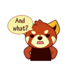 Red Pandas - English（個別スタンプ：6）