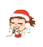 Dreadlock Pigirl Christmas（個別スタンプ：34）