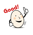 The egg of a message（個別スタンプ：2）