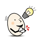 The egg of a message（個別スタンプ：12）