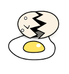 The egg of a message（個別スタンプ：13）