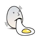 The egg of a message（個別スタンプ：15）