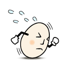 The egg of a message（個別スタンプ：18）