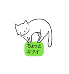 会話を邪魔する猫（個別スタンプ：17）