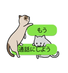 会話を邪魔する猫（個別スタンプ：40）