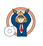 Cat salaryman(English version)（個別スタンプ：5）