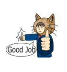 Cat salaryman(English version)（個別スタンプ：11）