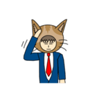 Cat salaryman(English version)（個別スタンプ：26）