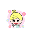 Round-faced girl（個別スタンプ：25）