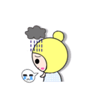 Round-faced girl（個別スタンプ：32）