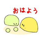 コトンとポッチ（個別スタンプ：1）