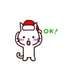 クリスマスねこ（個別スタンプ：21）