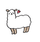 Flufy lama（個別スタンプ：9）