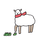 Flufy lama（個別スタンプ：24）