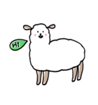 Flufy lama（個別スタンプ：30）