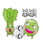 Funny Vegetables (EN)（個別スタンプ：34）