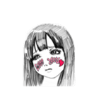 face girl（個別スタンプ：40）