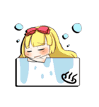 ひたすら女の子スタンプ（個別スタンプ：37）