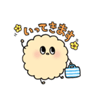 ふわふわ 綿くん（個別スタンプ：4）