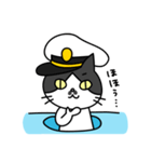 白黒猫のチョビ艦長（個別スタンプ：3）