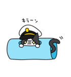 白黒猫のチョビ艦長（個別スタンプ：25）