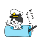 白黒猫のチョビ艦長（個別スタンプ：26）