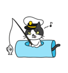 白黒猫のチョビ艦長（個別スタンプ：29）