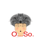 Afro girl - Mini（個別スタンプ：30）