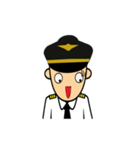 Cute Pilot Cartoons（個別スタンプ：22）