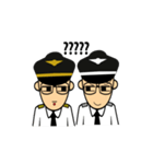 Cute Pilot Cartoons（個別スタンプ：29）