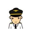 Cute Pilot Cartoons（個別スタンプ：30）