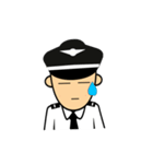 Cute Pilot Cartoons（個別スタンプ：32）