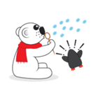 Polar Bear - Funny Sticker Set - (EN)（個別スタンプ：14）