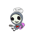 SkullGnome the Cute Grim Reaper（個別スタンプ：34）