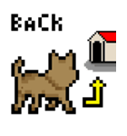 ドット絵犬のレオ君。（個別スタンプ：2）