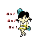 Go！Go！  チアリーダー（個別スタンプ：3）