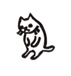 cat stamp cute rustic.（個別スタンプ：27）