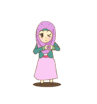 Maryam Sweetie Hijab（個別スタンプ：37）