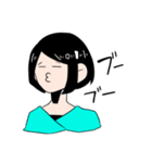 顔文字系女子（個別スタンプ：30）