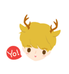 Deer Boy ＆ friends（個別スタンプ：1）