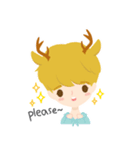 Deer Boy ＆ friends（個別スタンプ：4）