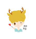 Deer Boy ＆ friends（個別スタンプ：11）