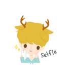 Deer Boy ＆ friends（個別スタンプ：12）