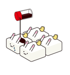 うさぎどうふ（個別スタンプ：38）