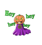 Adorable girl (Halloween articles)（個別スタンプ：7）