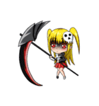 Adorable girl (Halloween articles)（個別スタンプ：11）