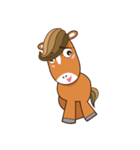 Brown Horse（個別スタンプ：20）