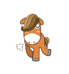 Brown Horse（個別スタンプ：40）